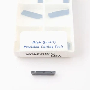 10P MGMN150-G LDA CNC Carbide Grooving Inserts Cutting Tool MGMN For MGEHR MGIVR - Picture 1 of 3