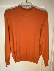 Schneelotus 2-fädiger 100% Kaschmir Pullover orange Gr. 40 M - Bild 1 von 12