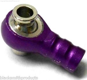 02157 102017 1/10 RC Alloy Track Rod End Purple 1 Clockwise Right Hand Thread M3