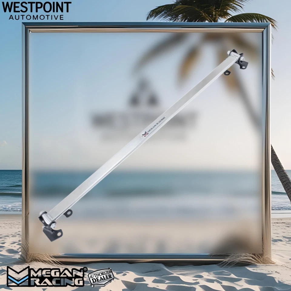 Barra de puntal delantera superior de aluminio Megan Racing Race Spec para Honda Accord 2003-2007 Foto 1 de 1