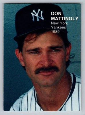 1989 BASEBALL CARD DON MATTINGLY NEW YORK YANKEES #8 Foto 1 de 2