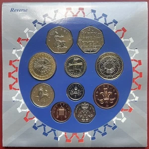 UK 2005 BUNC 10 Coin Collection Set: 1 Penny ~ £2 Pounds by Royal Mint - Picture 1 of 7