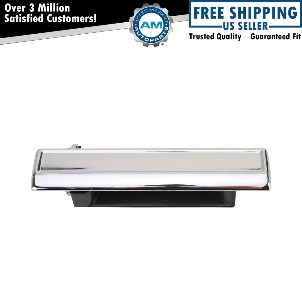 Manija de puerta exterior cromada lado del pasajero derecha para autos GM Foto 1 de 4