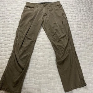 Kuhl Revolvr Pants Mens 34x32 Brown Straight Leg Outdoor Hiking Casual Comfort - Picture 1 of 15