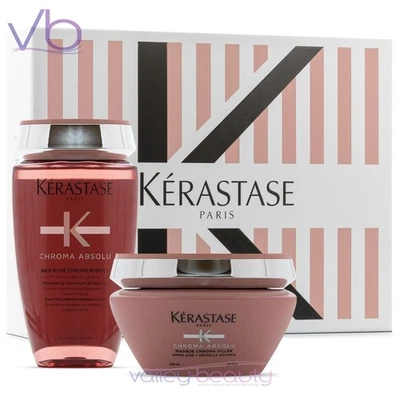KERASTASE Chroma Absolu Spring Gift Box Set | Shampoo + Mask for Colored Hair - image 1 of 4