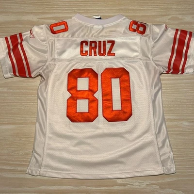 Camiseta de fútbol americano de la NFL Victor Cruz #80 auténtica de los New York Giants para mujer talla S Foto 1 de 4