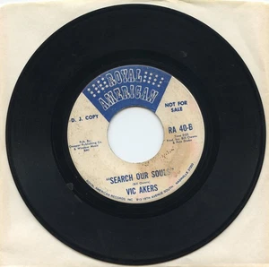 RARE 1971, Country 45RPM_VIC AKERS_Put It Off Until Tomorrow & Search Our Souls - Picture 1 of 4