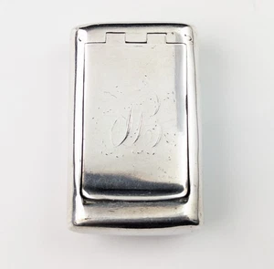 Antique Georgian sterling silver snuff box - Picture 1 of 8