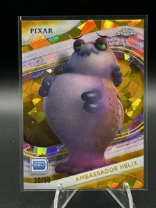 2025 Topps Chrome Disney Sapphire Ambassador Helix /50 Gold  Debut RC SSP - Picture 1 of 2