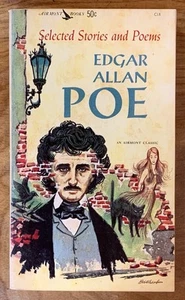 Selected Stories And Poems by Edgar Allan Poe - VG+ vintage 1962 Airmont pb - Picture 1 of 6
