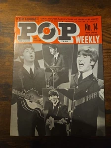 Pop Weekly Magazine Beatles 1963 No.14 - Picture 1 of 2