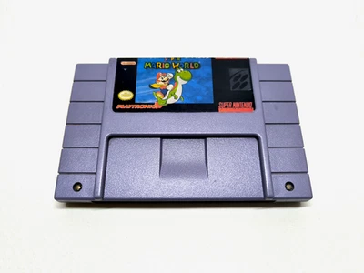 Genuine Super Mario World  - Super Nintendo SNES - Very Rare Playtronic Variant - Image 1 of 4