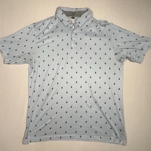 Anderson Ord Herren Large Golf Polo, hellblau, Segelboote - Bild 1 von 7