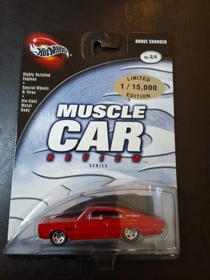 Hot Wheels Red Dodge Charger LE Muscle Car Review Series Diecast 2002 - Image 1 of 4