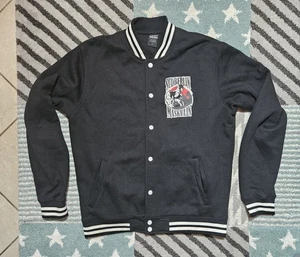 Südberlin Maskulin College Jacke Fler Gr. L Schwarz Deutsch Rap Merchandise - Bild 1 von 5