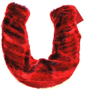 Nackenwärmflasche aus Webpelz- Marke Uhle - Füllmenge 1.8 Liter- Farbe rot - Picture 1 of 2