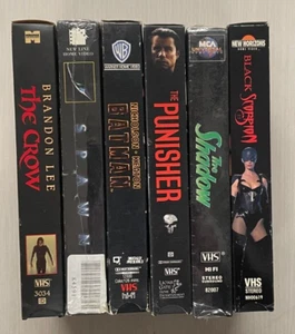 6 VHS Black Scorpion II Promo Batman The Shadow Sealed Spawn The Crow Punisher - Bild 1 von 5