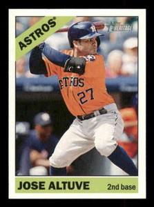 2015 Topps Heritage Action Image Variations #455 Jose Altuve Astros (SP) b