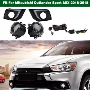 LED DRL Daytime Running Fog Lights Harness Set For ASX Outlander sport 2016-2018 - Foto 1 di 13