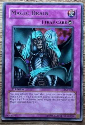 Magic Drain Yu-Gi-Oh! PSV-071 1st Edition - Image 1 of 2