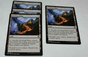 MTG card: 4x Evolving Wilds, Common Land, Dragons of Tarkir - Picture 1 of 2