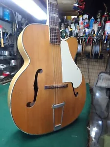Vintage Silvertone Kay Aristocrat 1950's archtop acoustic guitar Rare Blonde USA - Picture 1 of 24