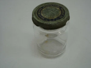 Vtg HELLMANN'S MAYONNAISE General Foods Old Glass Advertising Jar W/ Lid 30's - Picture 1 of 8
