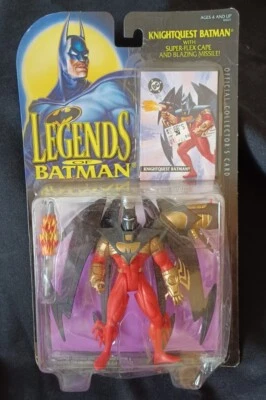 Figura de acción Legends of Batman Knightquest Batman sellada en tarjeta al por menor Foto 1 de 4