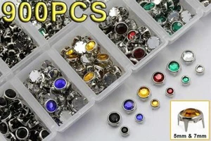 900 piezas de tamaño mixto y 6 colores recargas a granel para deslumbrante - Imagen 1 de 6