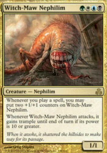 Witch-Maw Nephilim NM/SP Guildpact MTG Magic The Gathering Gold English Card - Image 1 of 1