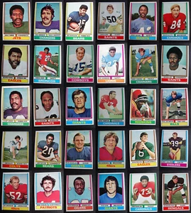 1974 Topps Football Cards Complete Your Set You U Pick From List 201-400 - Picture 1 of 366