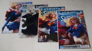 Lotto Supergirl #13 15 23 28 Stanley Artgerm Lau Variant copertine DC 2017 2018 2019 - Foto 1 di 6
