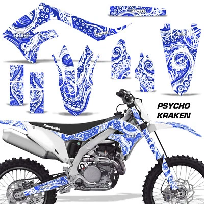 Stickers Decals for Kawasaki KX250F 21-24 & KX450F 19-23 PSYKRKN W U - Image 1 of 2