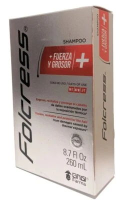 Folcress Shampoo Advanced Formula Treatment Reparador Capilar Ozono 260ml