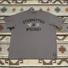 Cult Of Individuality T-Shirt Men’s Size 2XL Cigarettes Whiskey Gray Graphic