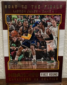 2015-16 Hoops Road to the Finals #28 LeBron James /2015 Cavaliers MVP