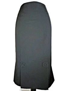 CUE DARK GREY HIGH WAISTED MID LENGTH PENCIL SKIRT SIZE 8 - Picture 1 of 8