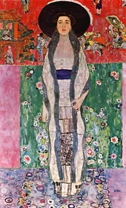 Portrait of Bloch-Bauer by Gustav Klimt Giclee Fine Art Print Repro on Canvas - Picture 1 of 1
