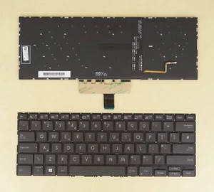 New UK backlit Keyboard For ASUS ZenBook Flip 14 UX463 UX463FA UX463FL No frame - Afbeelding 1 van 1