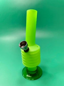Base de vidrio remoto bong de acrílico de 6 pulgadas hecha simplemente para durar múltiples colores - Imagen 1 de 4
