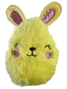 Tiny Plush Yellow & Pink 7 inch Bunny Rabbit Stuffed Animal Pal - Picture 1 of 1