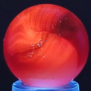 Mármol remolino reactivo UV vintage 0,60 pulgadas casi como nuevo - Imagen 1 de 24
