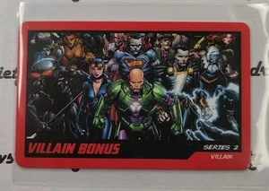 Tarjeta empujadora de monedas DC Comics villano bonus arcade serie 2 villano - Imagen 1 de 2