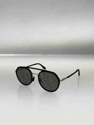 Gafas de sol Fendi FE40040U 02C 51□24 145 azul mate plateado unisex usadas Japón Foto 1 de 4