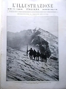 L'Illustrazione Italiana del 17 Dicembre 1922 Escursione Etna Mussolini Operai - Picture 1 of 1