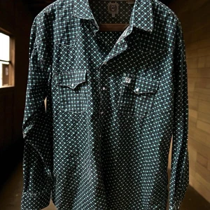 Cinch Herren Western Ranch Hemd Gr. XXL Taschen schwarz & türkis Cowboy Rodeo - Bild 1 von 12