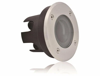 Slim Bodeneinbauleuchte Bodenstrahler IP67 Edelstahl rund - für LED Module 230V - Bild 1 von 4