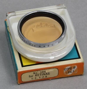 29.5mm Screw-in Filter Walz #104 Wratten 85C Color Correction JAPAN NEW OS - Picture 1 of 1