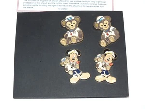 Disney Pin Trading Love Is Magical Event Flocked Duffy Pins 4 Special Auction PP - Picture 1 of 24