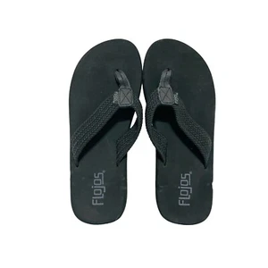 FLOJOS Sandals SYDNEY Black Foam Thong Strap Womens 6 - Picture 1 of 6